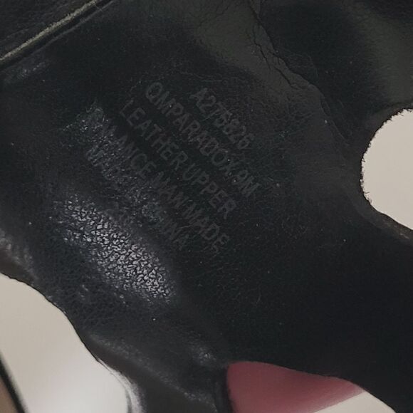 Marc Fisher Paradox Suede Block Heel Lace Up Sandals in Black Size 9 - Picture 7 of 9